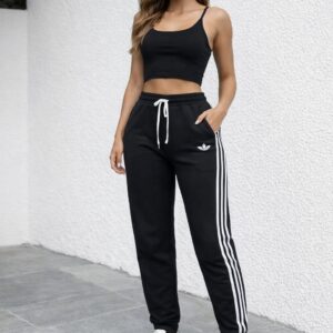 Pantalón Sudadera Dama con Líneas – Fit Urbano